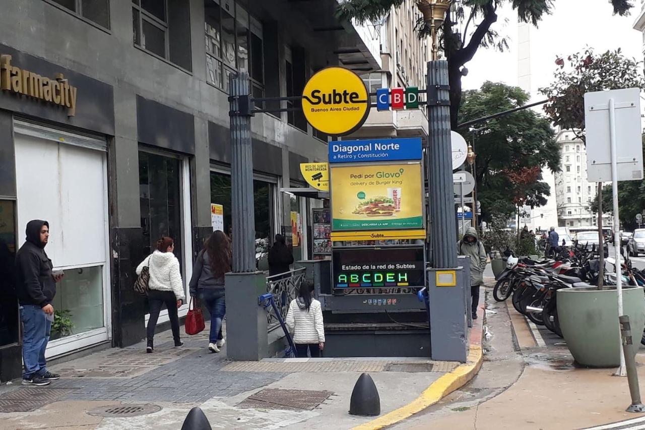 부에노스아이레스 Rancho Tanguero En El Obelisco En Corrientes 818 아파트 외부 사진
